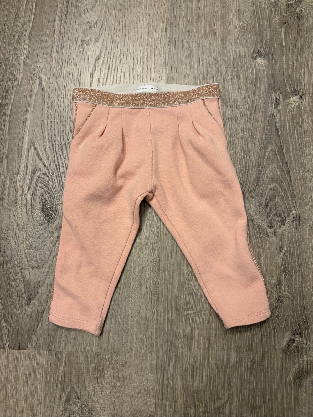 Baby Girl's Little Marc Jacob's Pink Pleated Leggings- Size 6 Months- NWOT